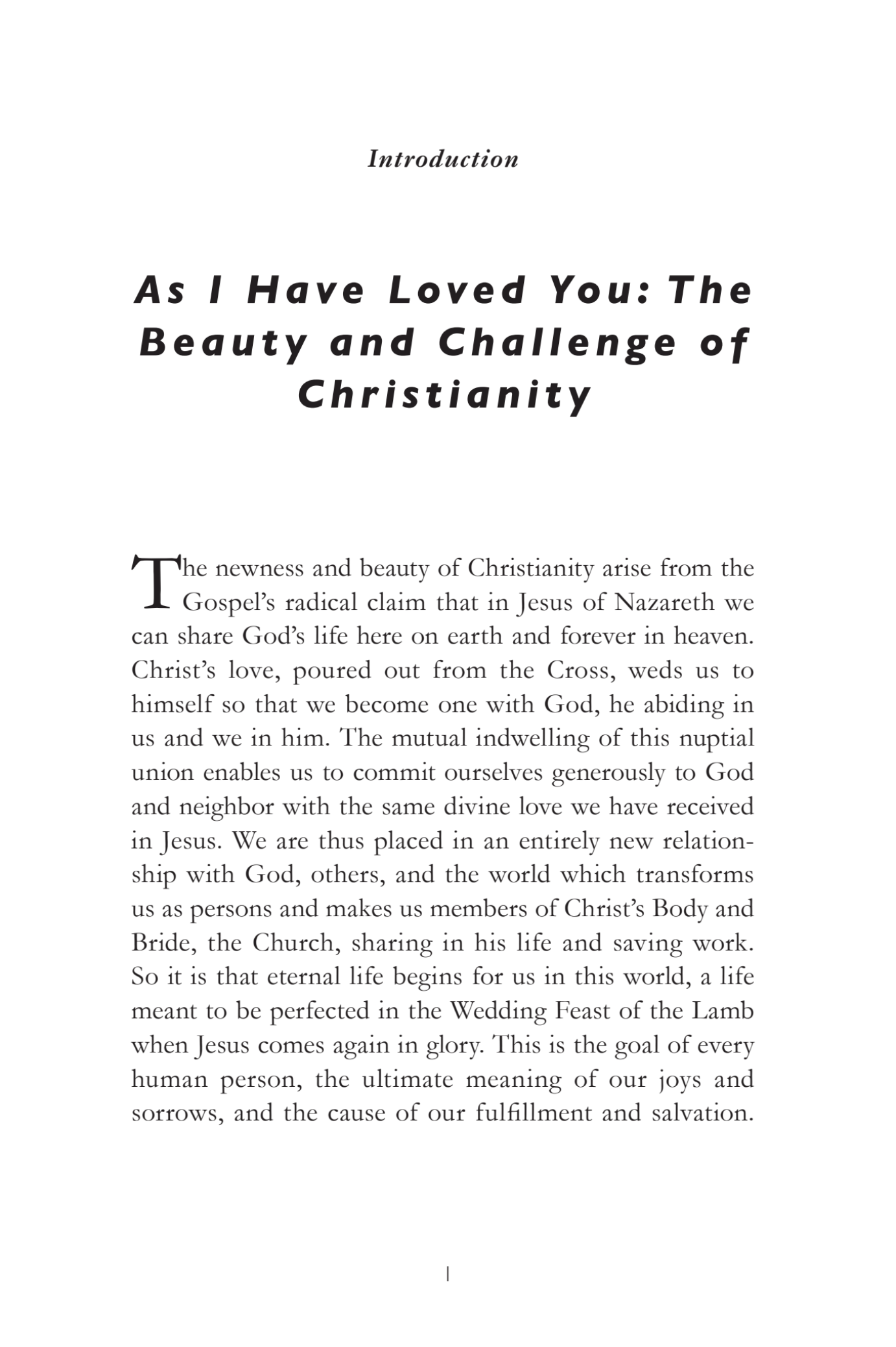 As I Have Loved You: Rediscovering Our Salvation in Christ