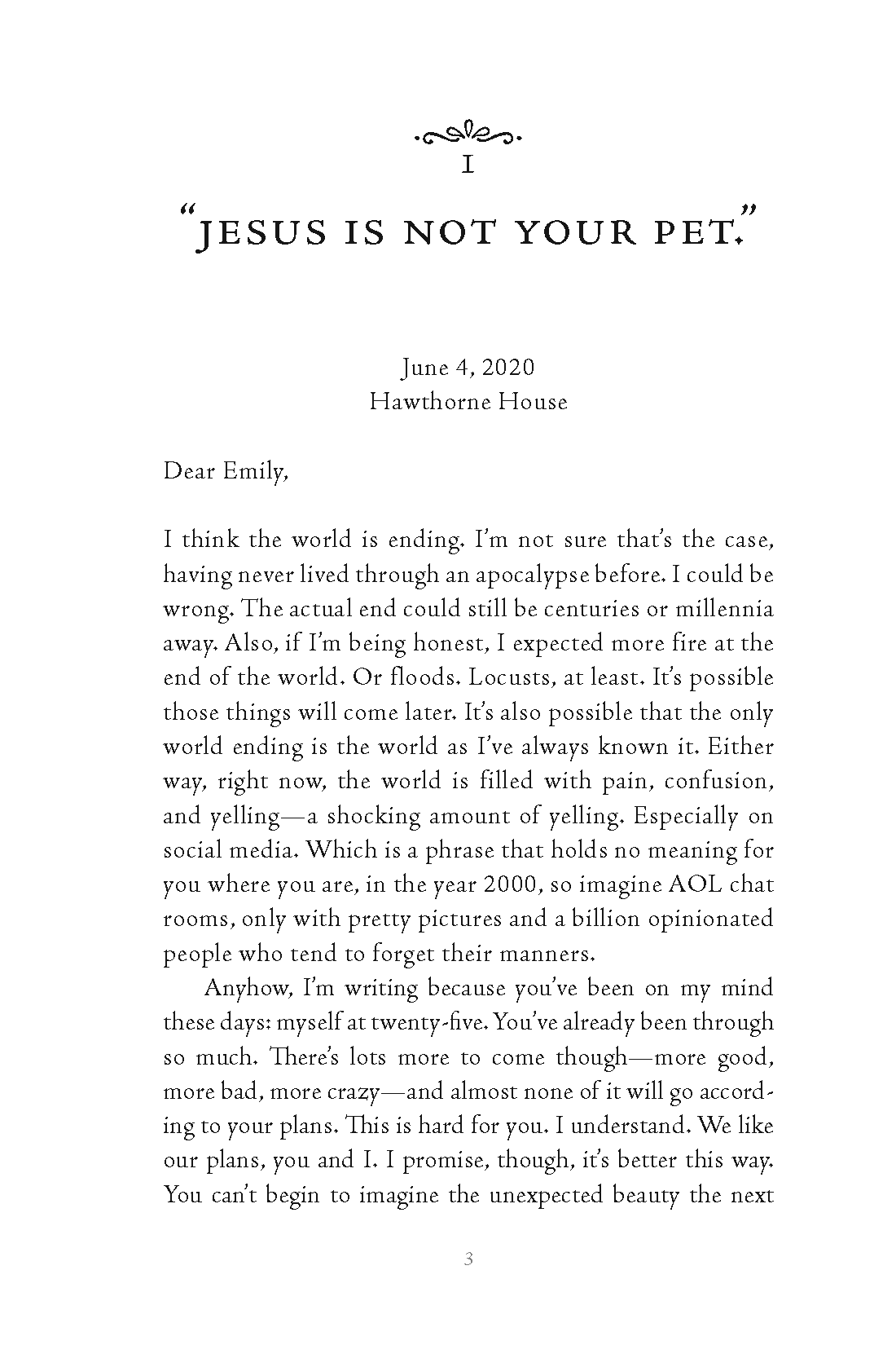 Letters to Myself from the End of the World