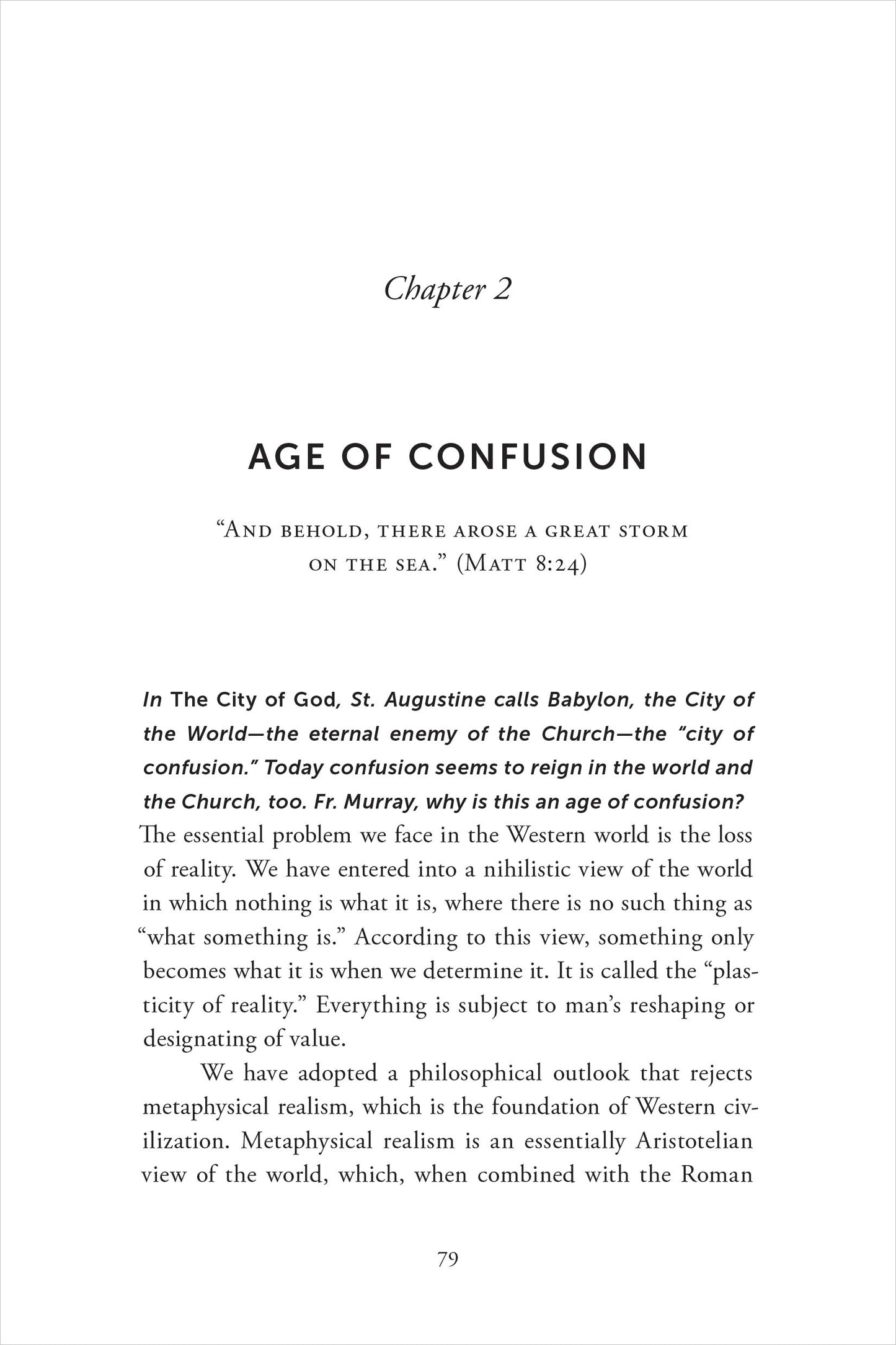 Calming the Storm: Navigating the Crises Facing the Catholic Church and Society