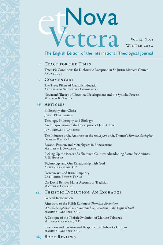 Nova et Vetera 22.1