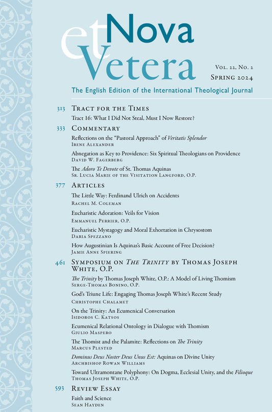 Nova et Vetera 22.2
