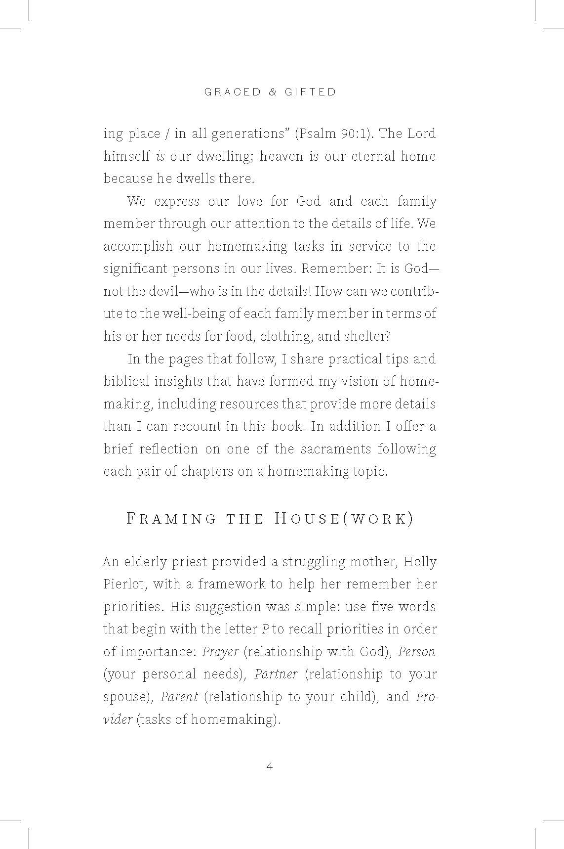Graced and Gifted:  Biblical Wisdom for the Homemaker's Heart